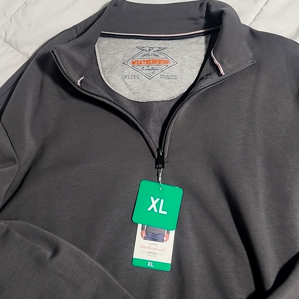 Charcoal throw on sweater weatherproof